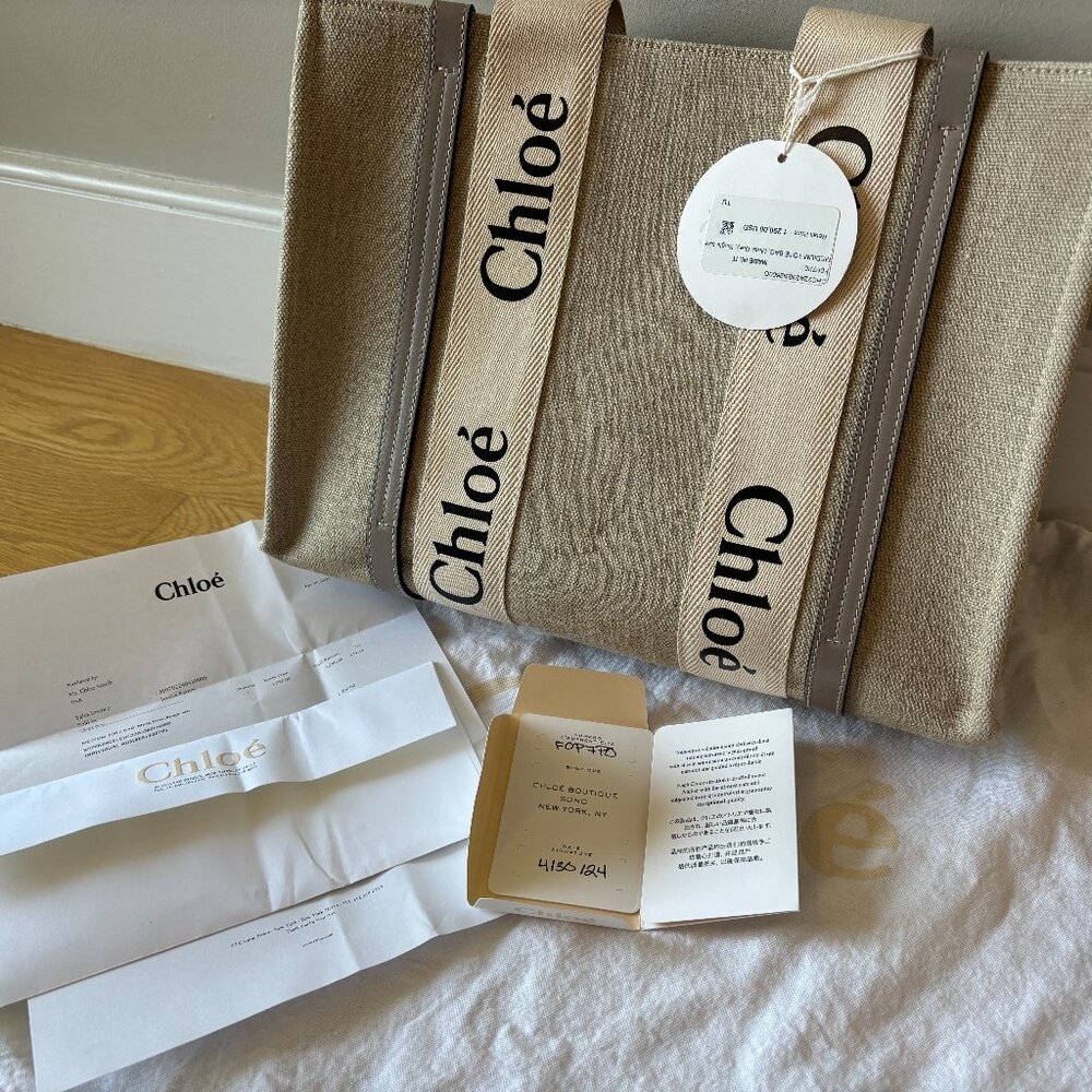 Chloe Woody Tote, medium